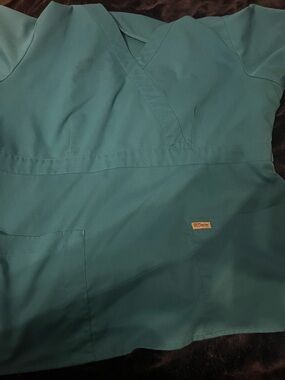 Barco Uniforms green  V-Neck Medical Top and bottom